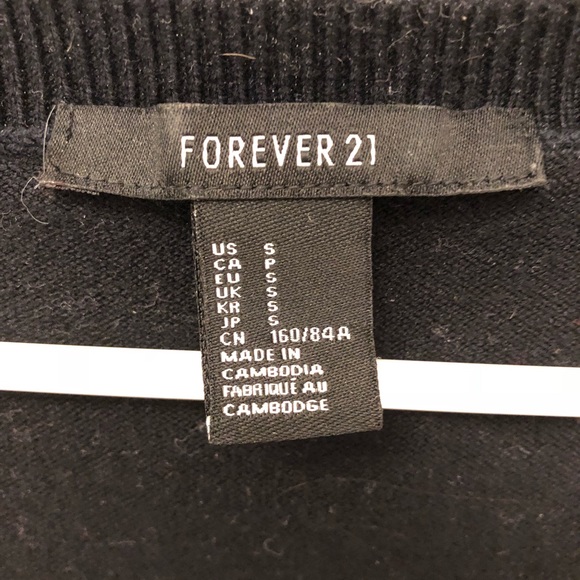 Black crew neck sweater - Picture 3 of 4